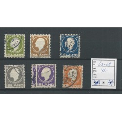 Iceland 63-68 Gebutstag Sigurdson  VFU/used  CV 75 €