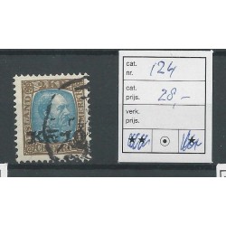 Iceland 124   overprint in black  VFU/used CV 28 €