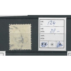 Iceland 124   overprint in black  VFU/used CV 28 €