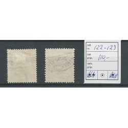Iceland 122-123  Airmail 1928  VFU/used CV 110 €