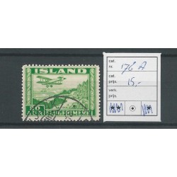 Iceland 176A  Airmails 1934  VFU/used  CV 15 €