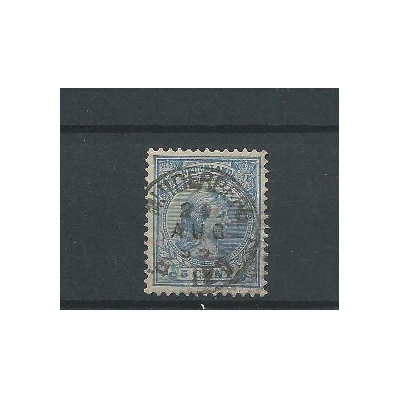 Nederland 35 met " MUIDERBERG 1899"  VFU/gebr  CV 30 €