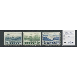 Iceland 278-280 Airmail  MNH  CV 50 €