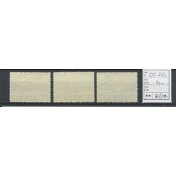 Iceland 278-280 Airmail  MNH  CV 50 €
