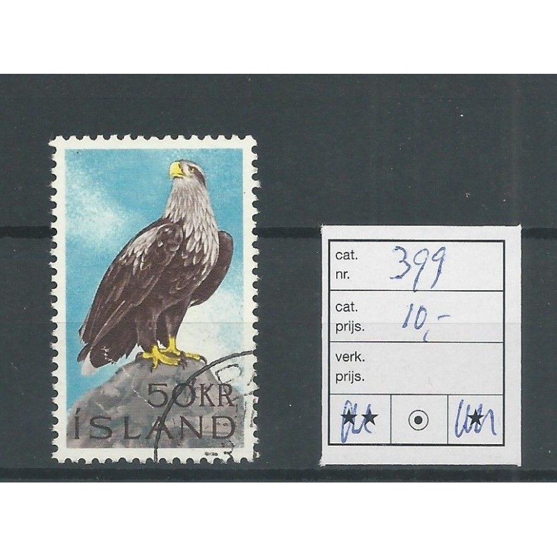 Iceland 399 Einheimische fauna  VFU/used CV 10 €