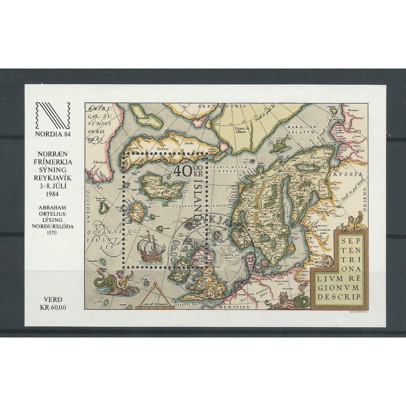 IJsland block 6  VFU/gebr CV 10 €