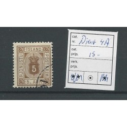 Iceland  Official 4A  VFU/used  CV 15 €