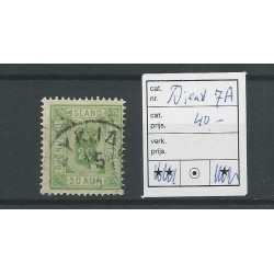 Iceland  Official 7A  VFU/used  CV 40 €