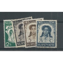 Suriname  183-186 Emancipatiezegels  VFU/used  CV 8 €