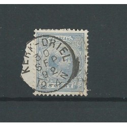 Netherlands 35 with " KERK-DRIEL 1892"  VFU/used  CV 15 €
