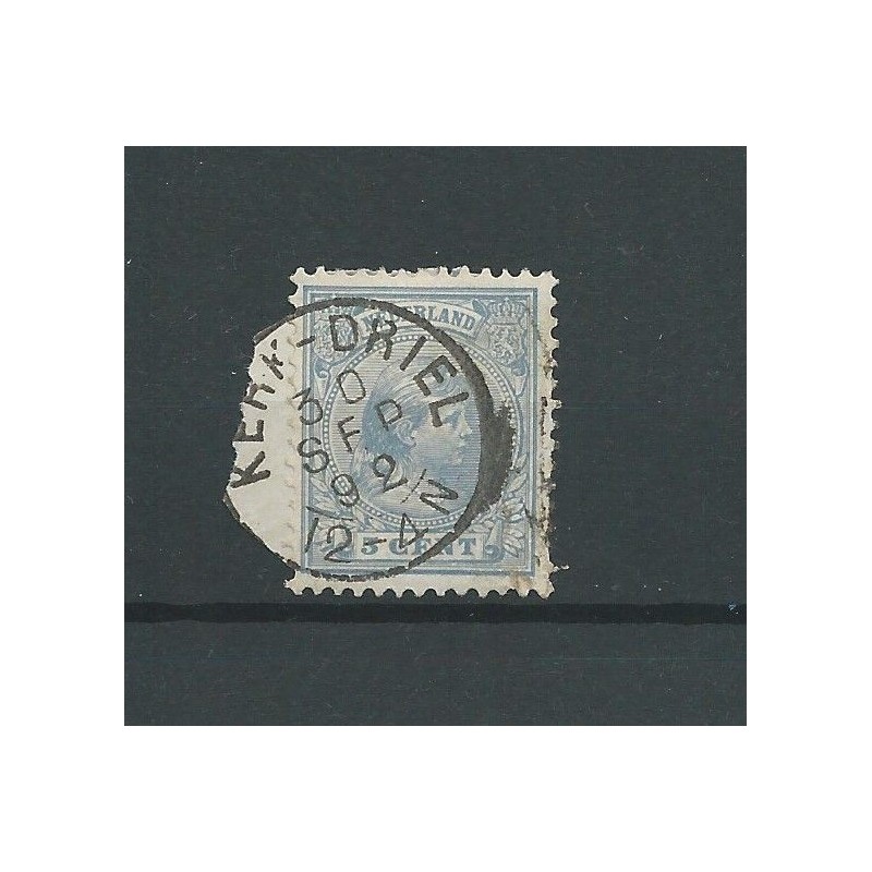 Netherlands 35 with " KERK-DRIEL 1892"  VFU/used  CV 15 €