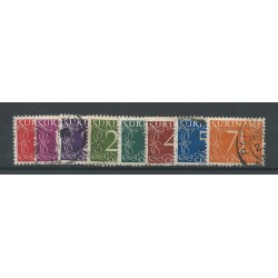 Suriname  249-256 Numeral VFU/used  CV 4 €