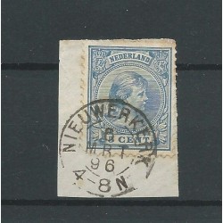 Nederland 35 met " NIEUWERKERK 1896"  VFU/gebr  CV 12,5 €
