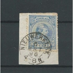 Netherlands 35 with " NIEUWERKERK 1896"  VFU/used  CV 12,5 €