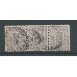Netherlands 18 in STRIP of 3  VFU/used  CV 300++ €