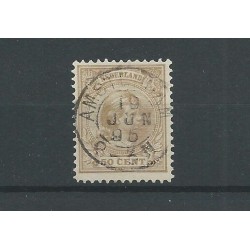 Netherlands 43 with  "AMSTERDAM 1895" VFU/used  CV 25+ €