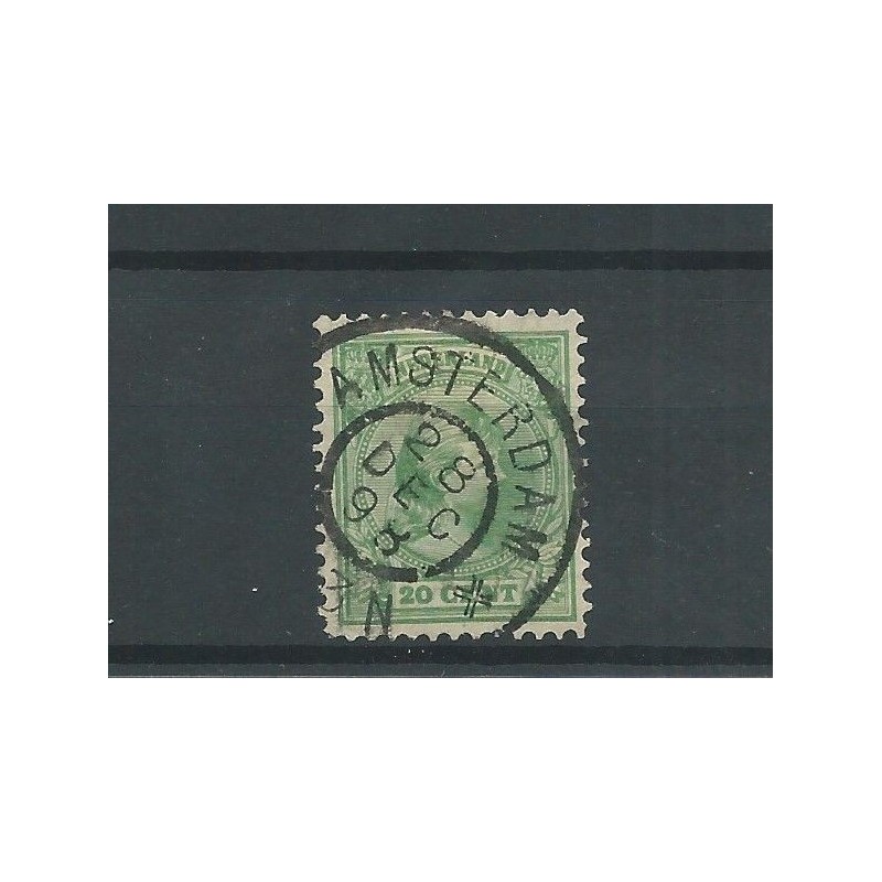 Nederland 40  "AMSTERDAM 1898" VFU/gebr  CV 8 €