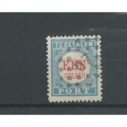 Netherlands P12B-III with numeral dot cancel 57 VFU/used   CV 46 €