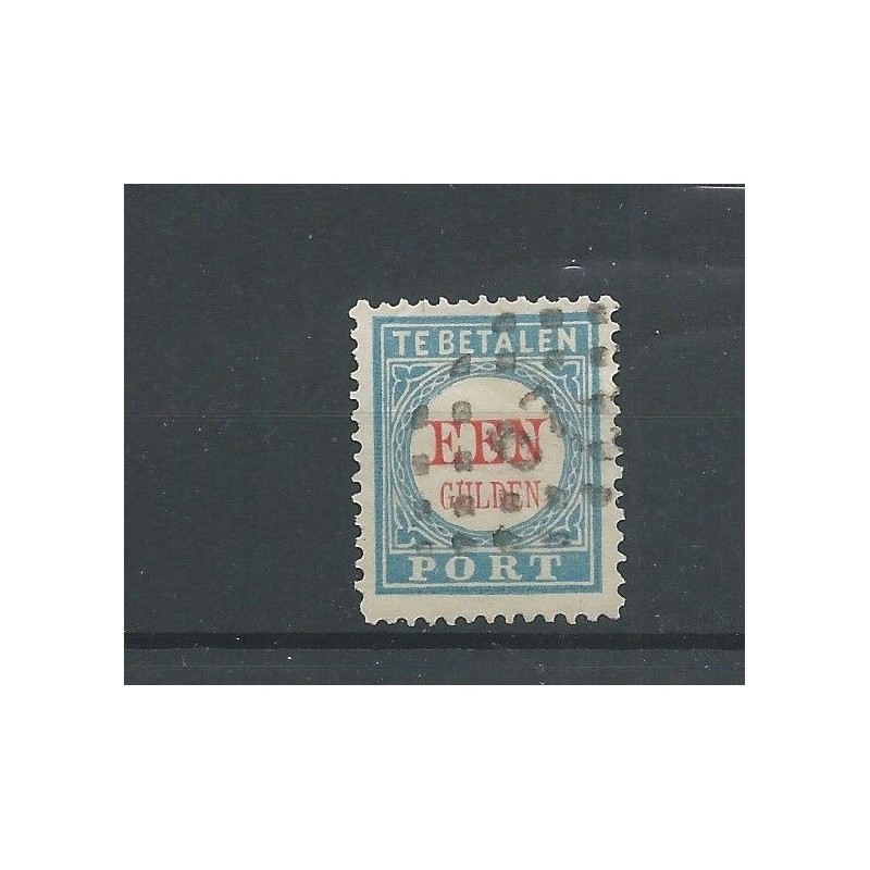 Netherlands P12B-III with numeral dot cancel 57 VFU/used   CV 46 €