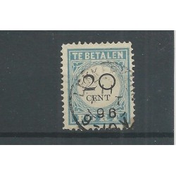 Netherlands P10D-III  "LEKKERKERK 1896" VFU/used   CV 10+ €