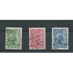 Liechtenstein 1x- 3x   Fürst Johan 5-25 Heller   VFU/used CV 90 €