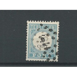 Netherlands P6D-II  with Numeral dot cancel 115 VFU  CV 12+ €