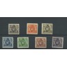 Liechtenstein 46B-52B  Wappen-set MH/unused  CV 300 €