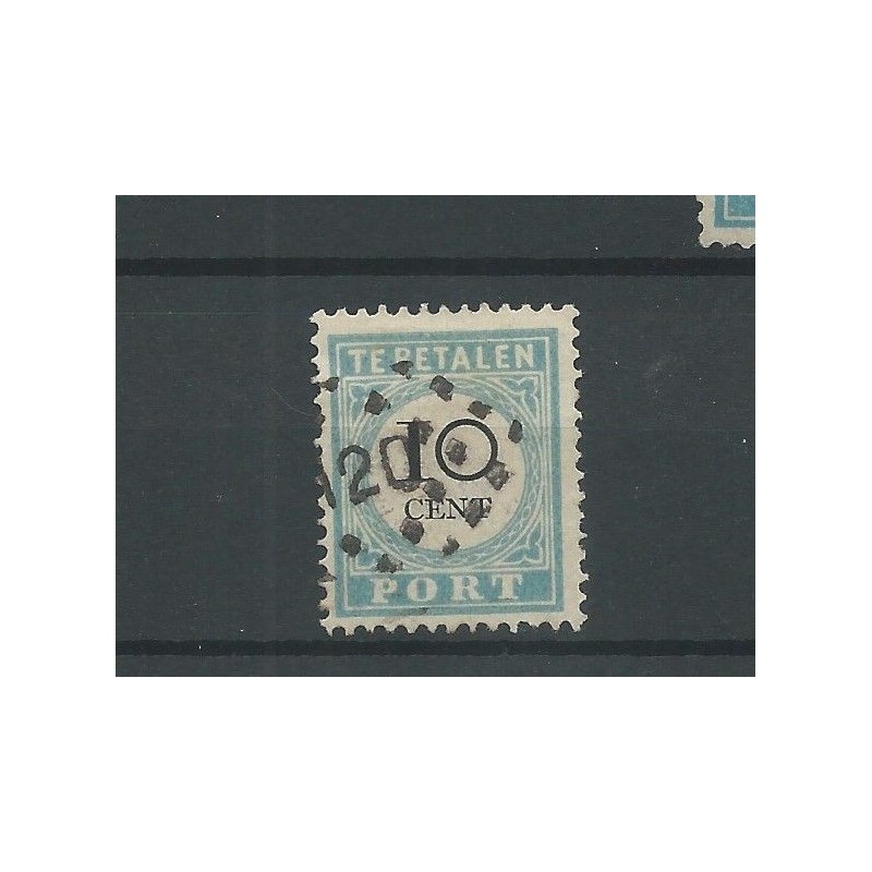 Netherlands P7D-III with Numeral dot cancel 120 VFU  CV 12+ €