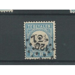 Netherlands P8D-III with Numeral dot cancel 120 VFU  CV 47+ €