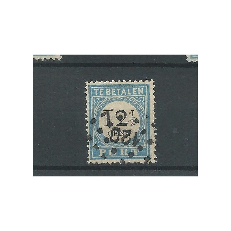 Netherlands P8D-III with Numeral dot cancel 120 VFU  CV 47+ €