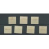 Liechtenstein 46B-52B  Wappen-set MH/unused  CV 300 €