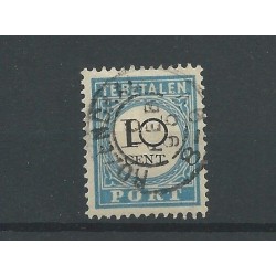 Netherlands P7D-III  ROZENDAAL 1895  small round cancel  VFU  CV 7+ €