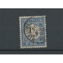 Netherlands P15 NIEUWEROORD 1902 small round cancel  VFU  CV 15+ €