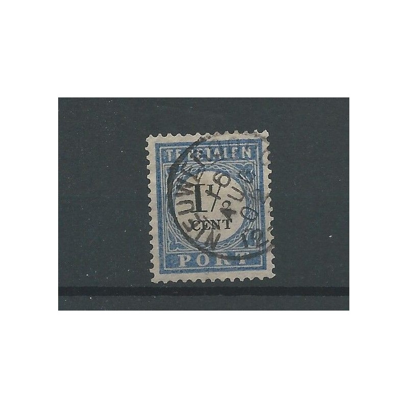 Netherlands P15 NIEUWEROORD 1902 small round cancel  VFU  CV 15+ €