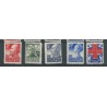 Netherlands 203-207 Red Cross MNH  CV 75 €