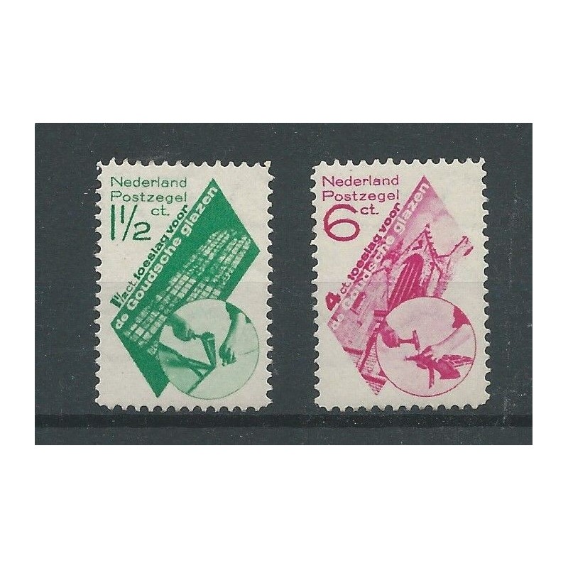Netherlands 238-239 Goudse Glazen MNH  CV 95 €