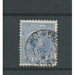 Netherlands 35 with " HOLWERD 1897"  VFU/used  CV 10 €
