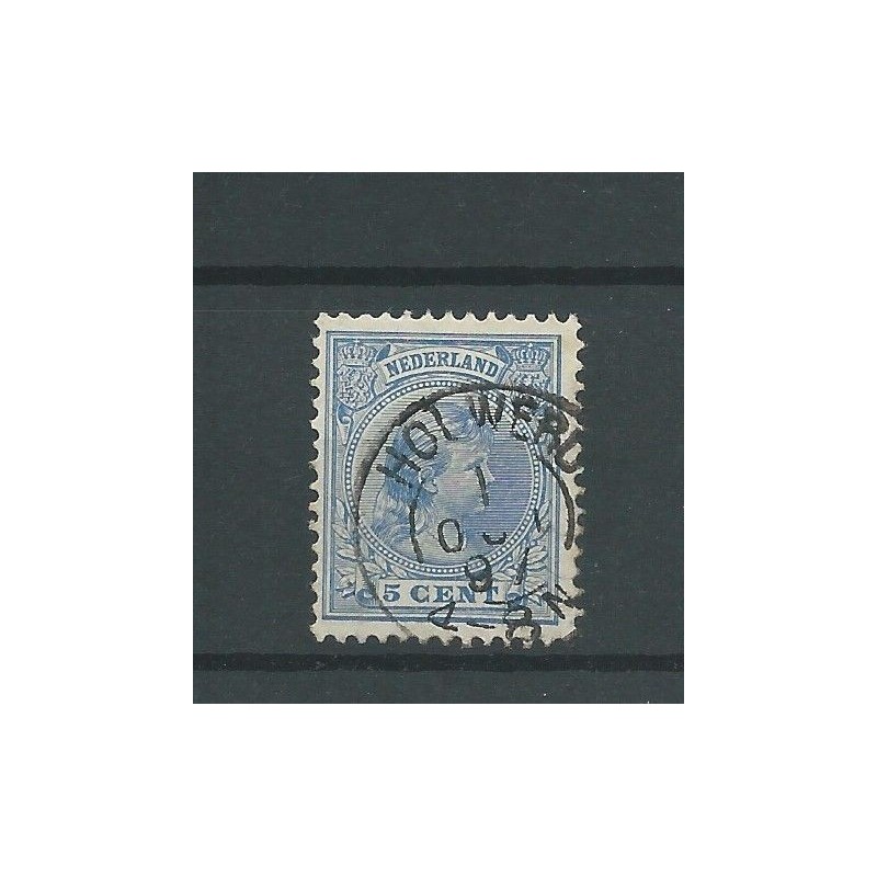 Nederland 35 met " HOLWERD 1897"  VFU/gebr  CV 10 €