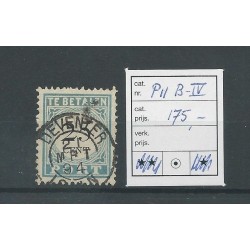 Netherlands P11 B-IV  Postage due 1881 VFU/used  CV 175 €