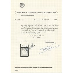 Netherlands P48Aaf "ENT" instead of "CENT" VFU/used  CV 450 € Certificate !!!