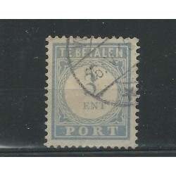 Netherlands P48Aaf "ENT" instead of "CENT" VFU/used  CV 450 € Certificate !!!