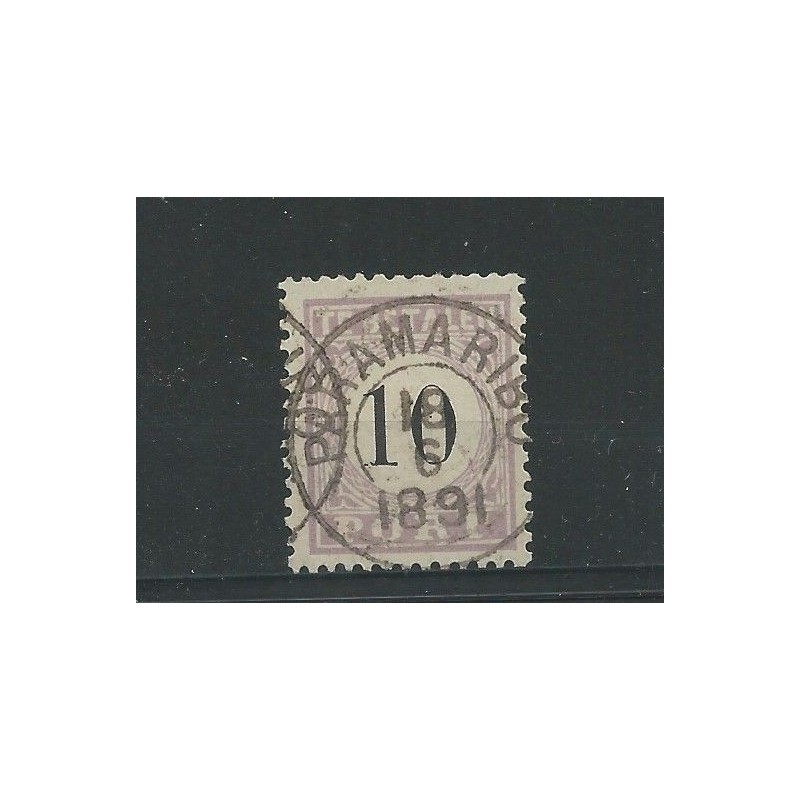 Suriname P3-IV Port 1886  VFU/gebr CV 400 €