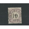 Suriname P3-IV Postage due 1886  VFU/used CV 400 €
