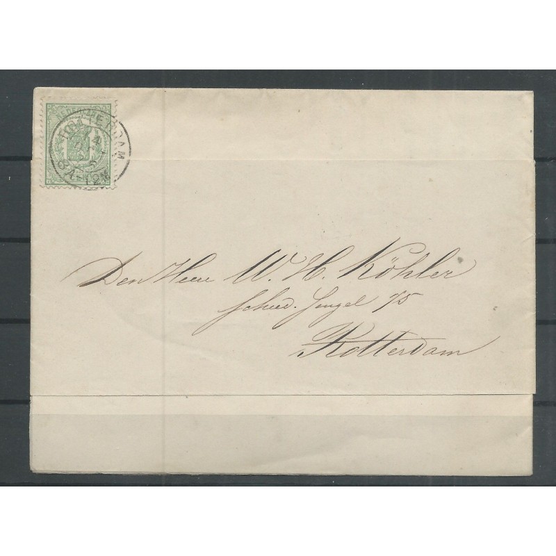 Nederland 15 Krantenbandje "ROTTERDAM 2letter"  VFU/gebr  CV  100 €