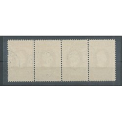 Netherlands 98 Jubilee  strip of 4  VFU/used  CV  100++ €