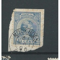 Netherlands 35 with " MOOKHOEK 1896"  VFU/used  CV 80 €