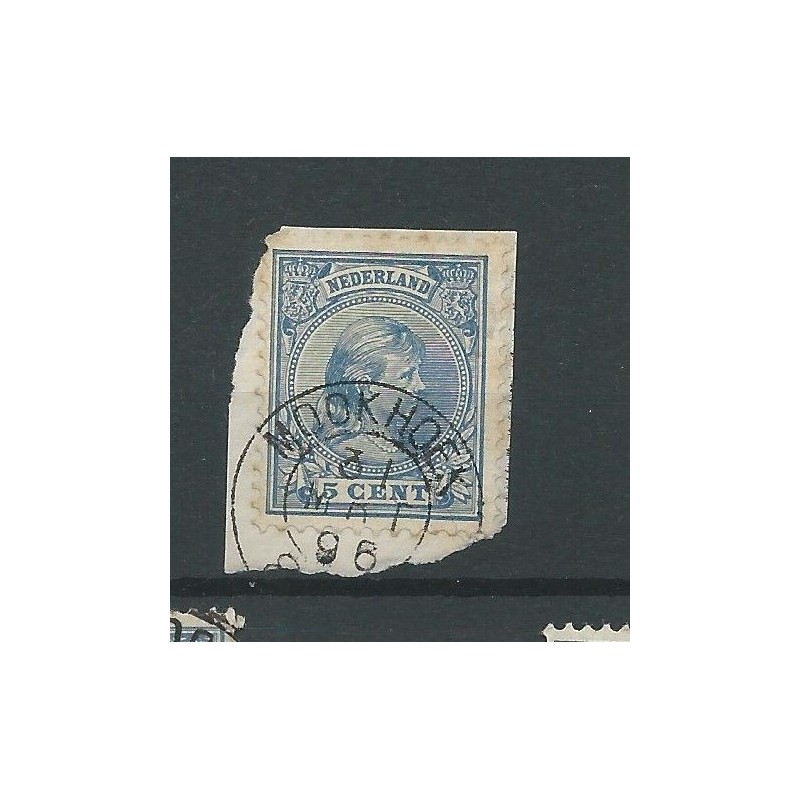 Netherlands 35 with " MOOKHOEK 1896"  VFU/used  CV 80 €
