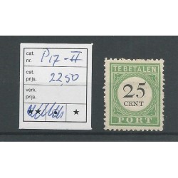 Curaçao  P17-II  Postage due 1892  MH/unused CV  22,5 €