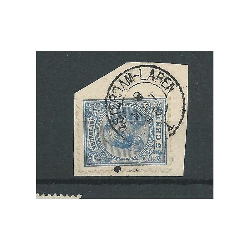 Netherlands 35 with " AMSTERDAM-LAREN-I 1896"  VFU/used  CV 23 €