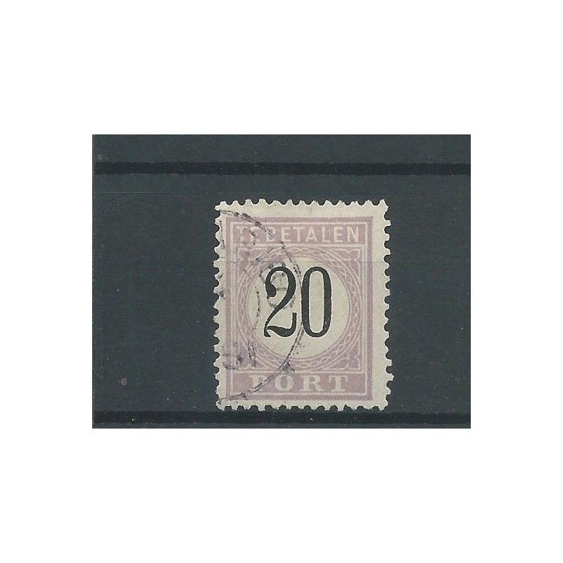 Suriname P4-II  Postage due VFU/used  CV 21 €